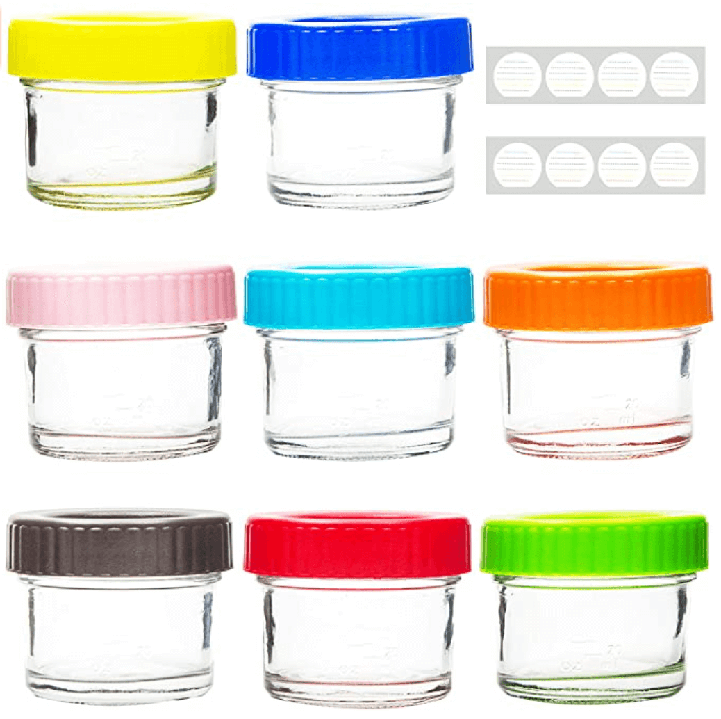 4oz Glass Storage Jars