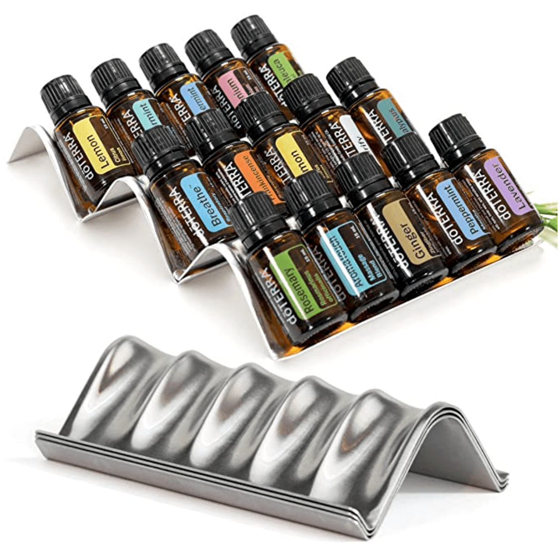 Metal oil storage for drawers