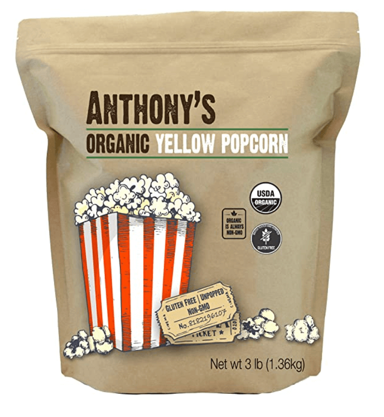 Organic Yellow Popcorn Kernels