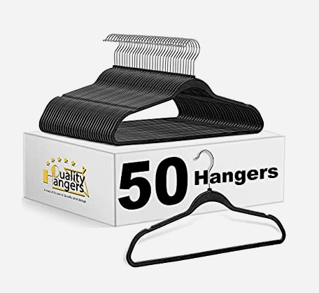 Space-Saving Plastic Hangers