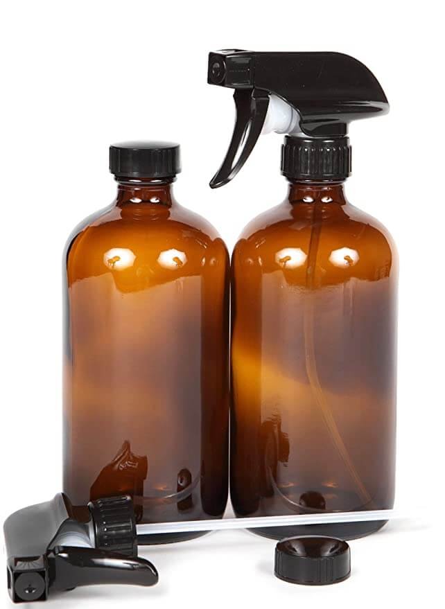 glass cleaning bottles