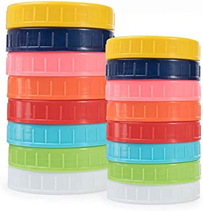 wide mouth mason jar storage lids