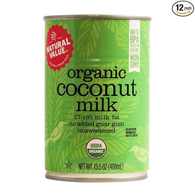 organic full fat coconut milk
