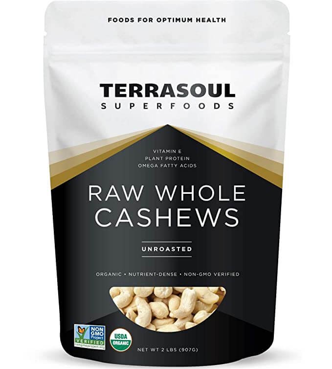 organic cashews