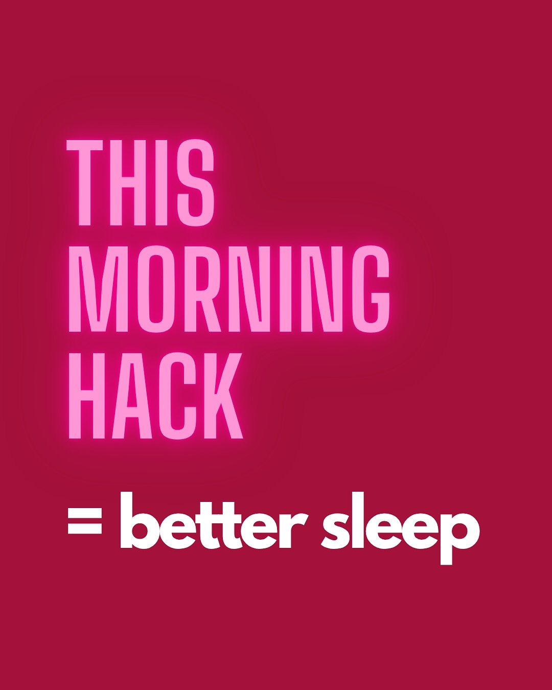 Hey friend&mdash;when was the last time you actually felt rested in the morning? Not dragging. Not foggy. Just... like a functioning human being. 🙃

Here&rsquo;s one simple shift that can help: step outside first thing in the morning.
That early lig