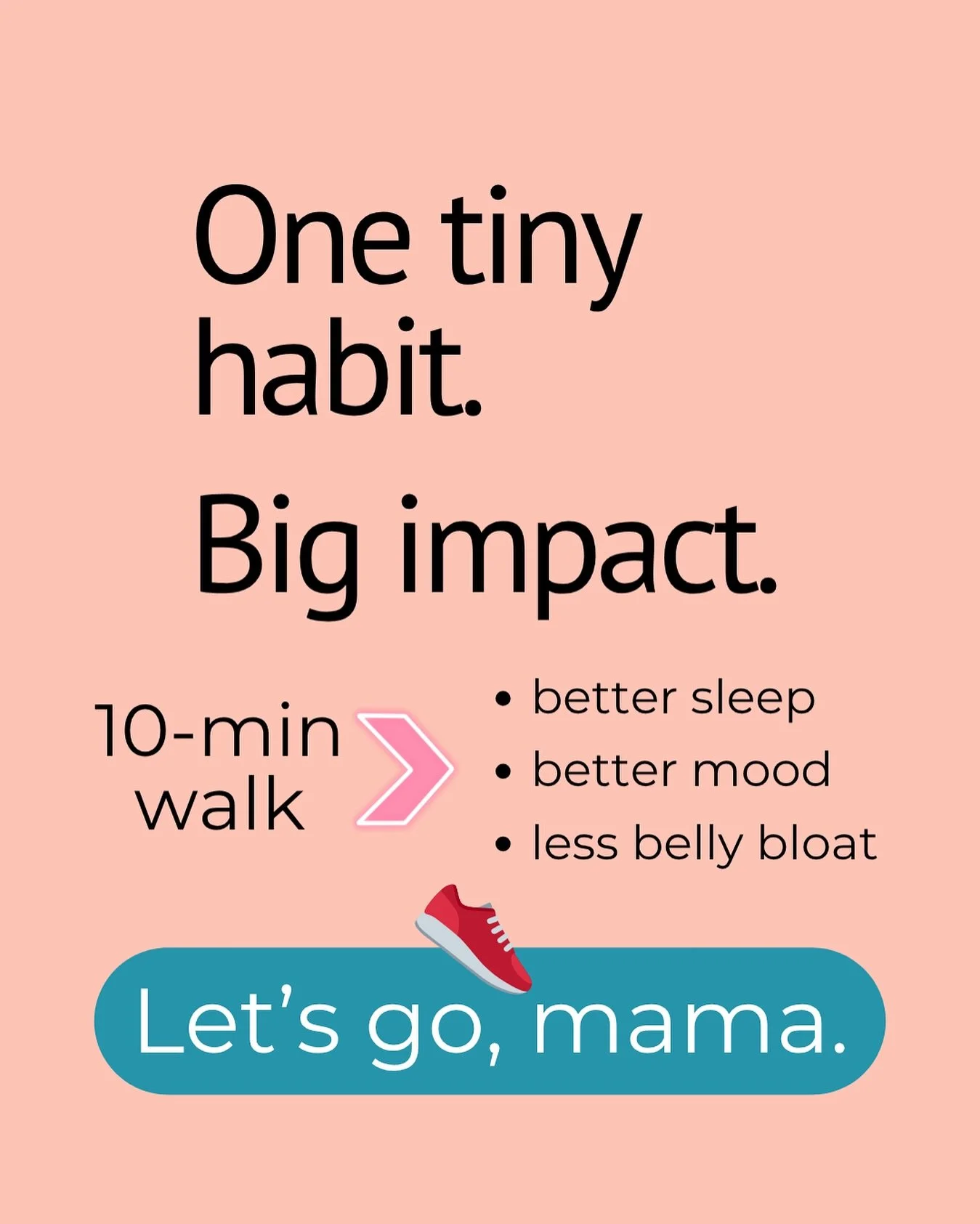 Hey mama&mdash;
Feeling like your body&rsquo;s not getting the memo lately? Sleep&rsquo;s a mess, your jeans feel snug, and your hormones? Off living their own chaotic little lives. 🙃

Let me give you one shockingly simple fix: walk for 10 minutes a