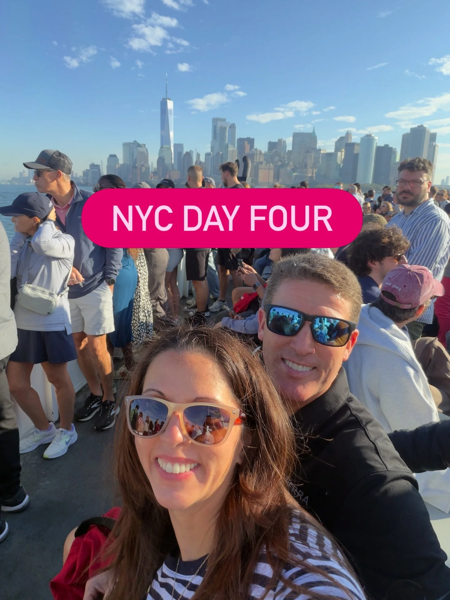 Day 4 in NYC 🗽✨ and this one was the most meaningful day of our whole trip 🇺🇸

We spent the entire day in Lower Manhattan and started early&mdash;first ferry out to Statue of Liberty. Going up inside was such an incredible experience&hellip; one o