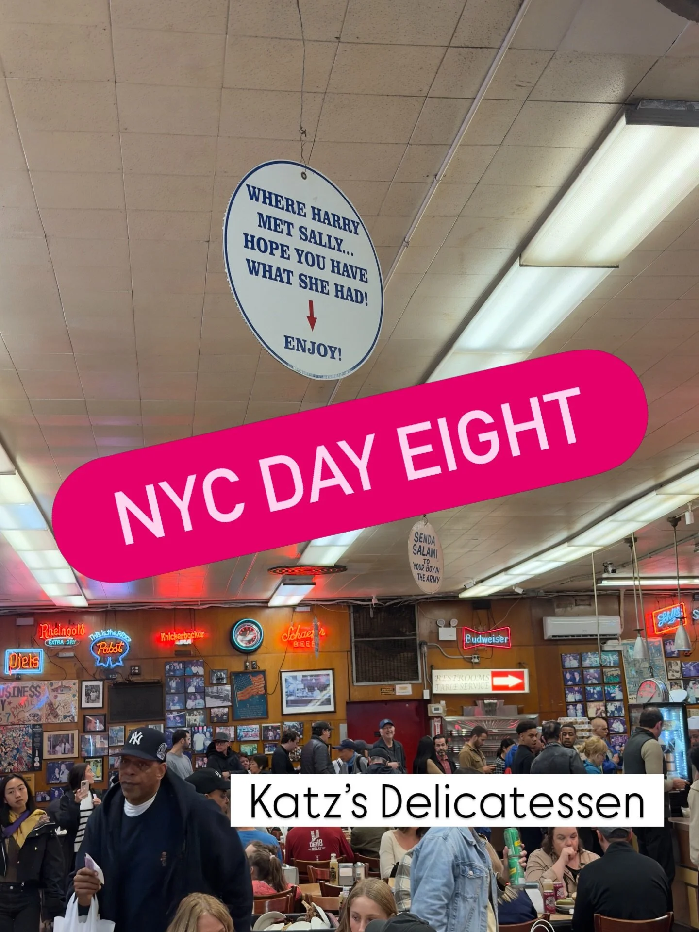 Day 8 in NYC 🗽✨ our final day&hellip; and we went out with a bang 💛

We started the morning trying something new&mdash;RUSH tickets for &amp; Juliet 🎭
For our other shows, we bought tickets ahead of time, but for this one we wanted something fun a