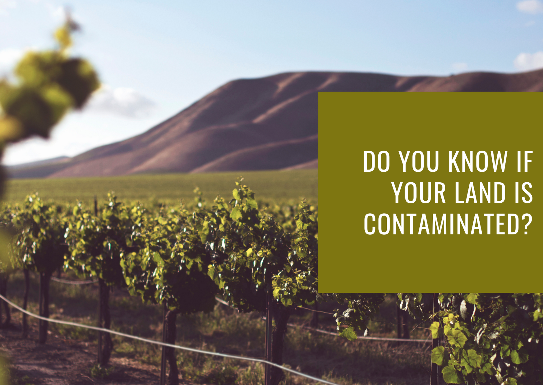 Is your land contaminated?