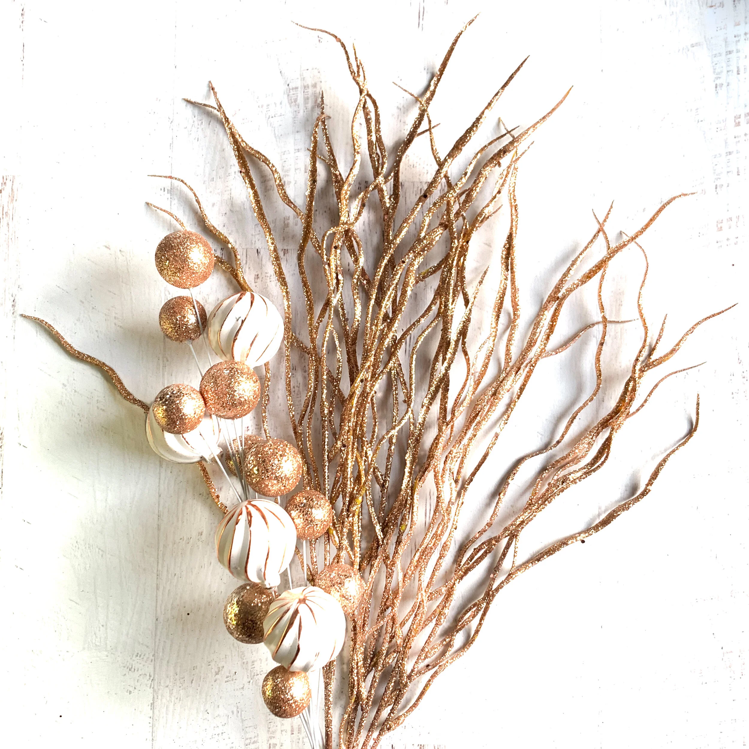 Pink and Rose Gold Christmas Décor