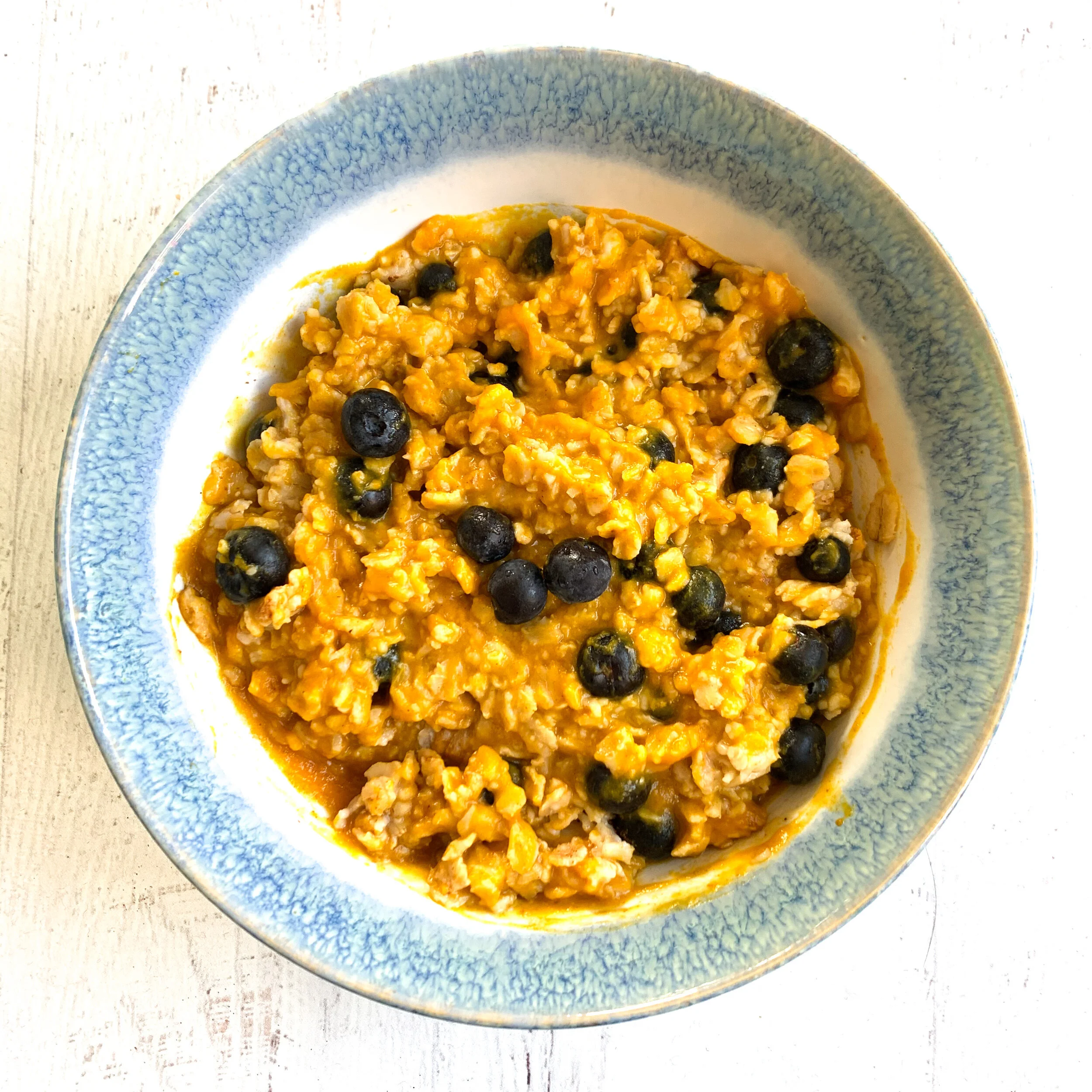 Blueberry Pumpkin Oatmeal