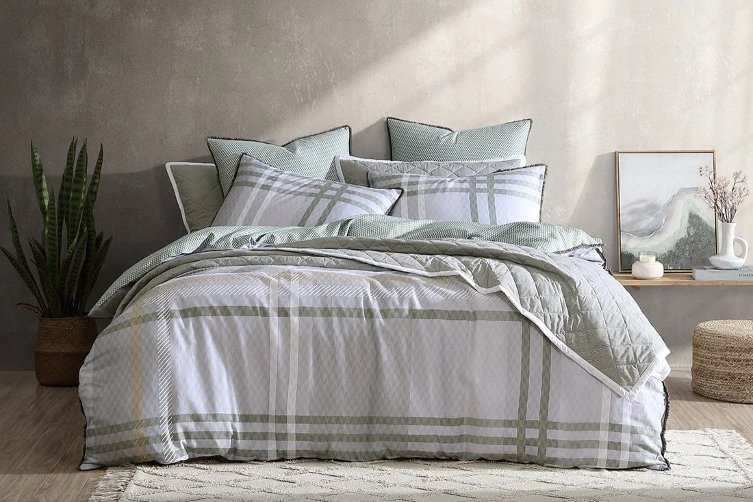 Yarmouth Sage Quilt Cover Set