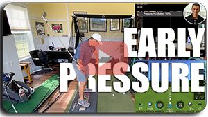 Early Pressure In Front Foot For Correct Swing Path