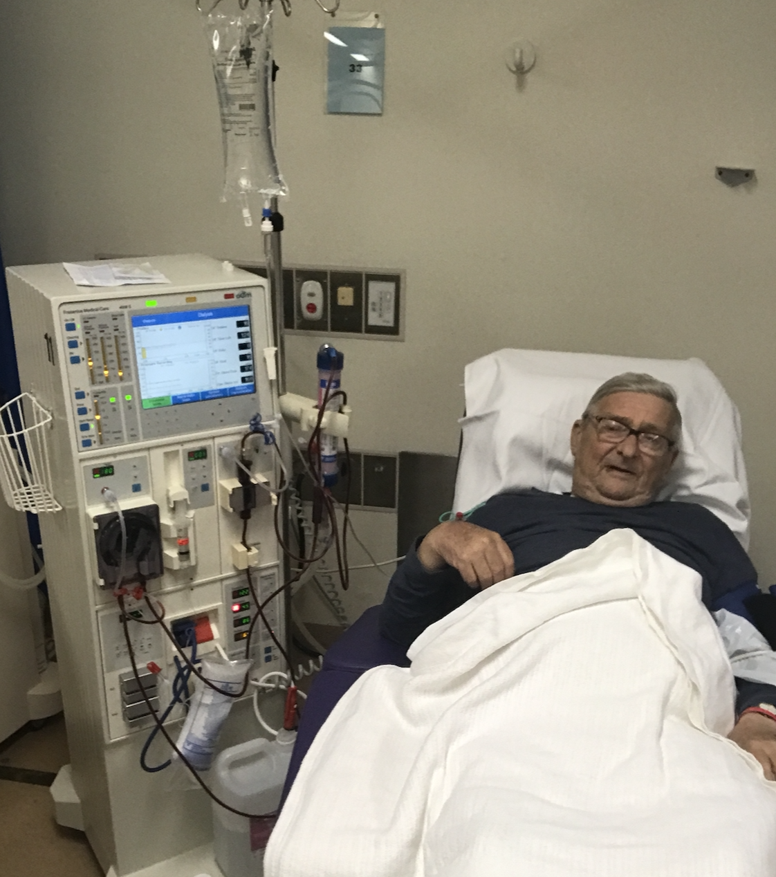 Dad at Hospital 