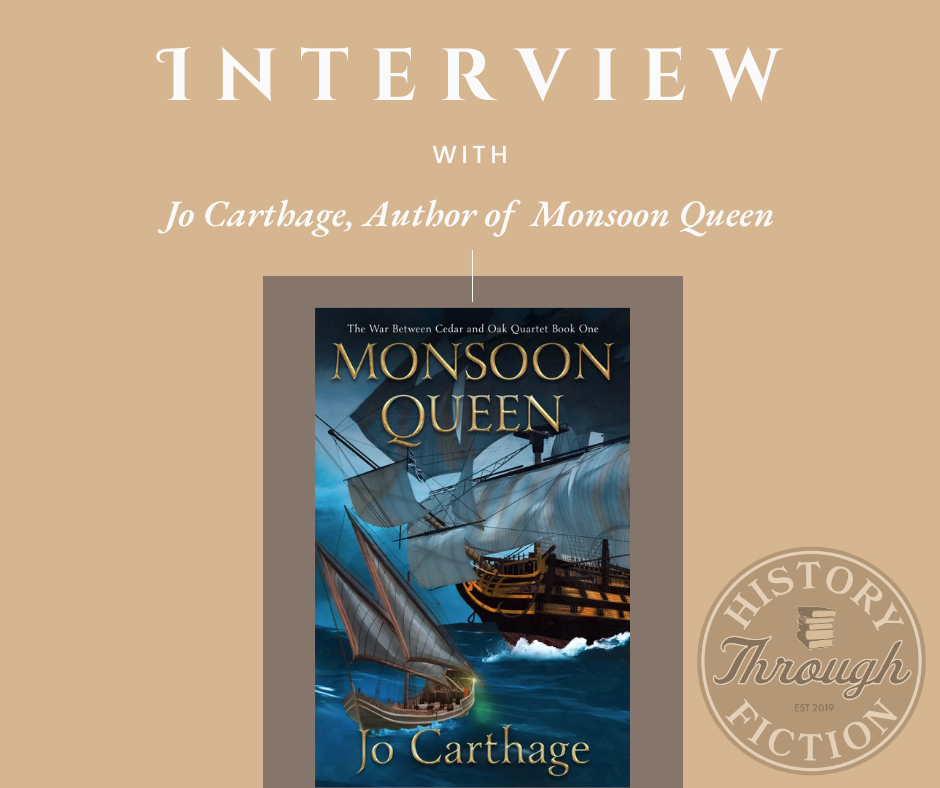 An Interview with Jo Carthage, Author of “Monsoon Queen”