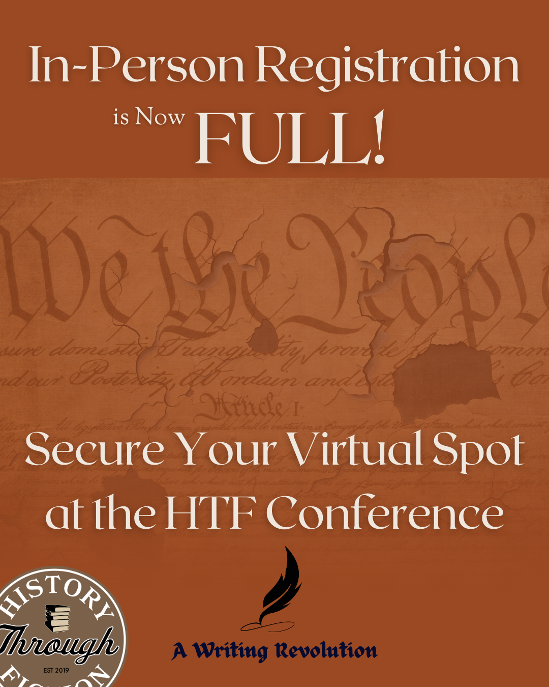 In-Person Registration is Full – Secure Your Virtual Spot at the HTF Conference!