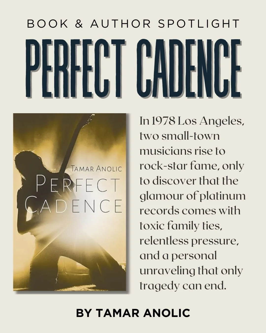 Book &amp; Author Spotlight: Perfect Cadence by Tamar Anolic