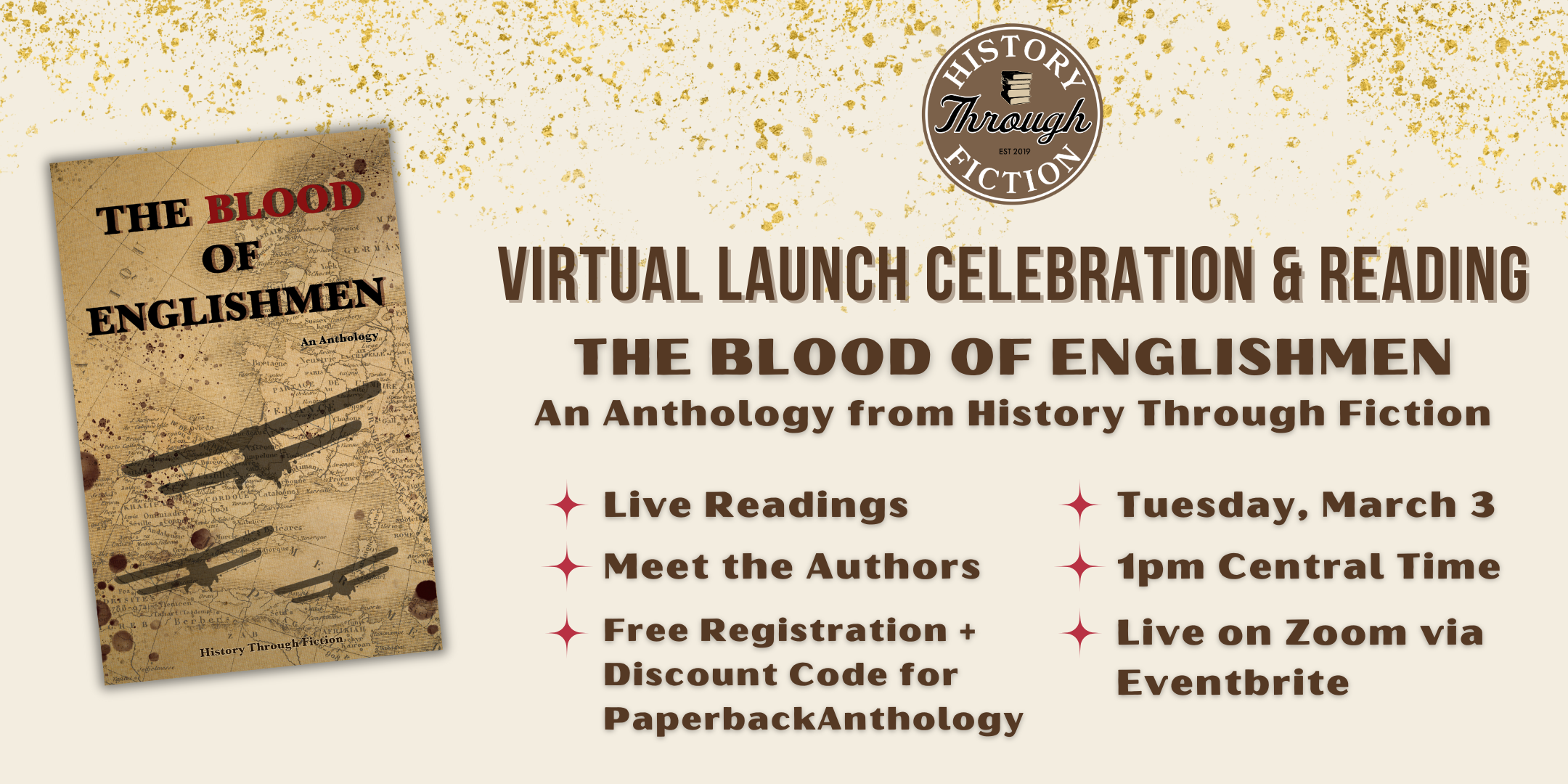 The Blood of Englishmen: Virtual Launch Celebration & Reading