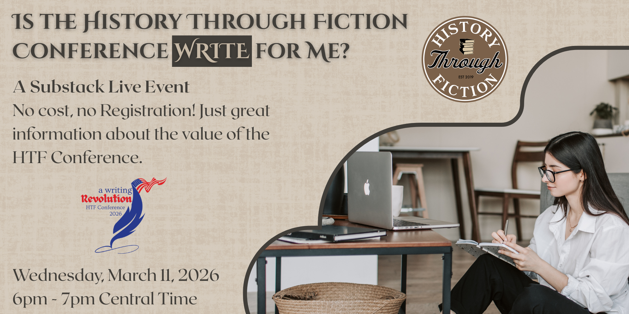 Is the History Through Fiction Conference Write for You?