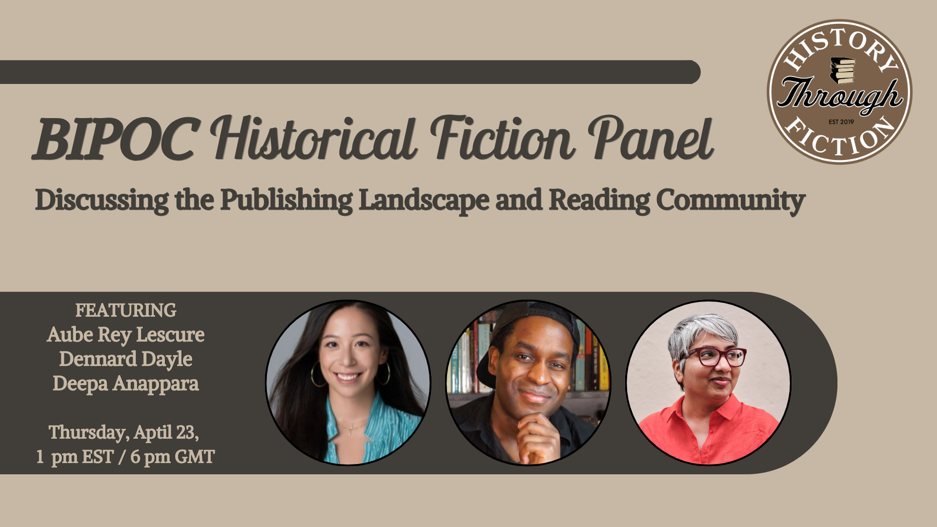 BIPOC Historical Fiction Panel