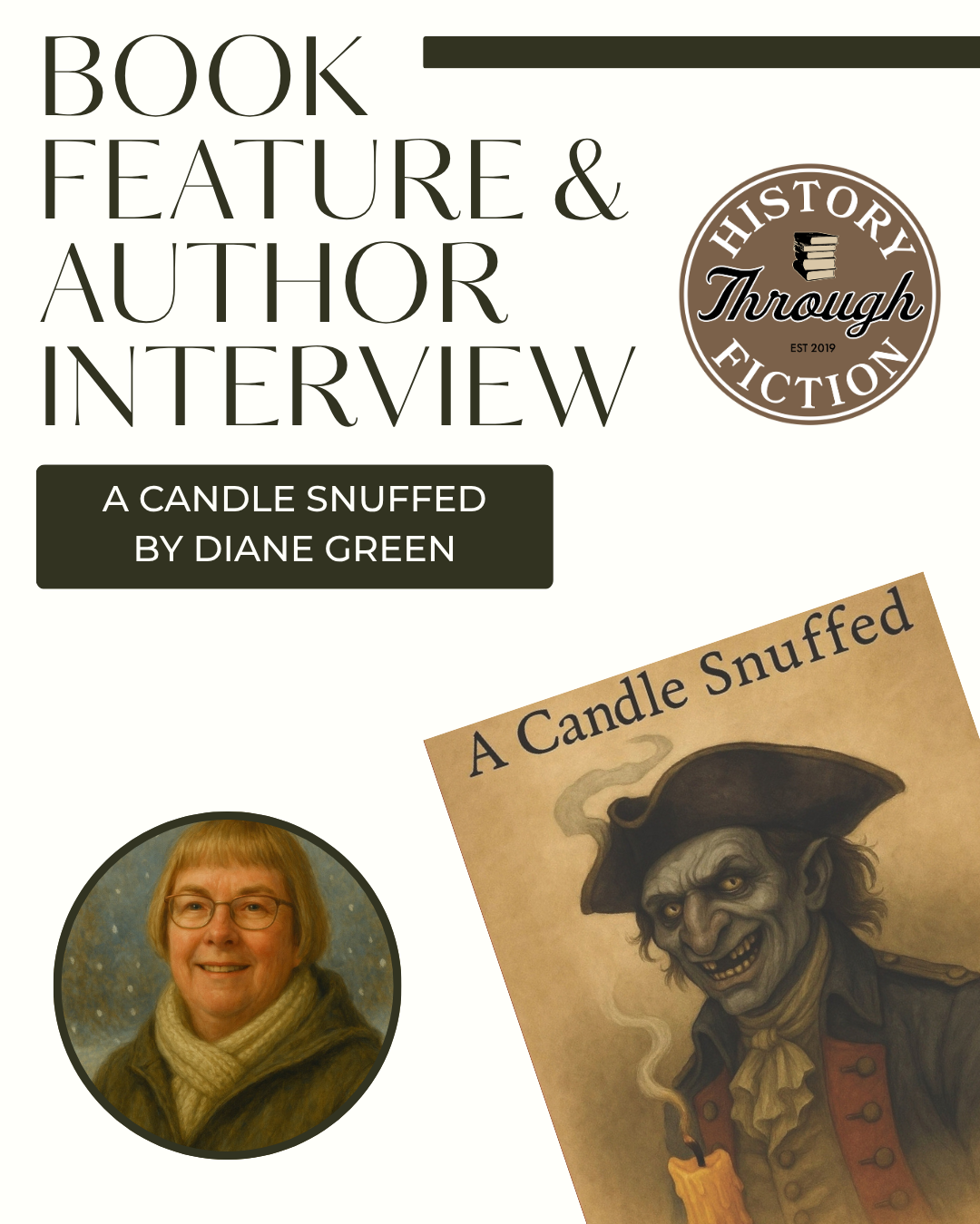 Book &amp; Author Spotlight: A Candle Snuffed by Diane Green