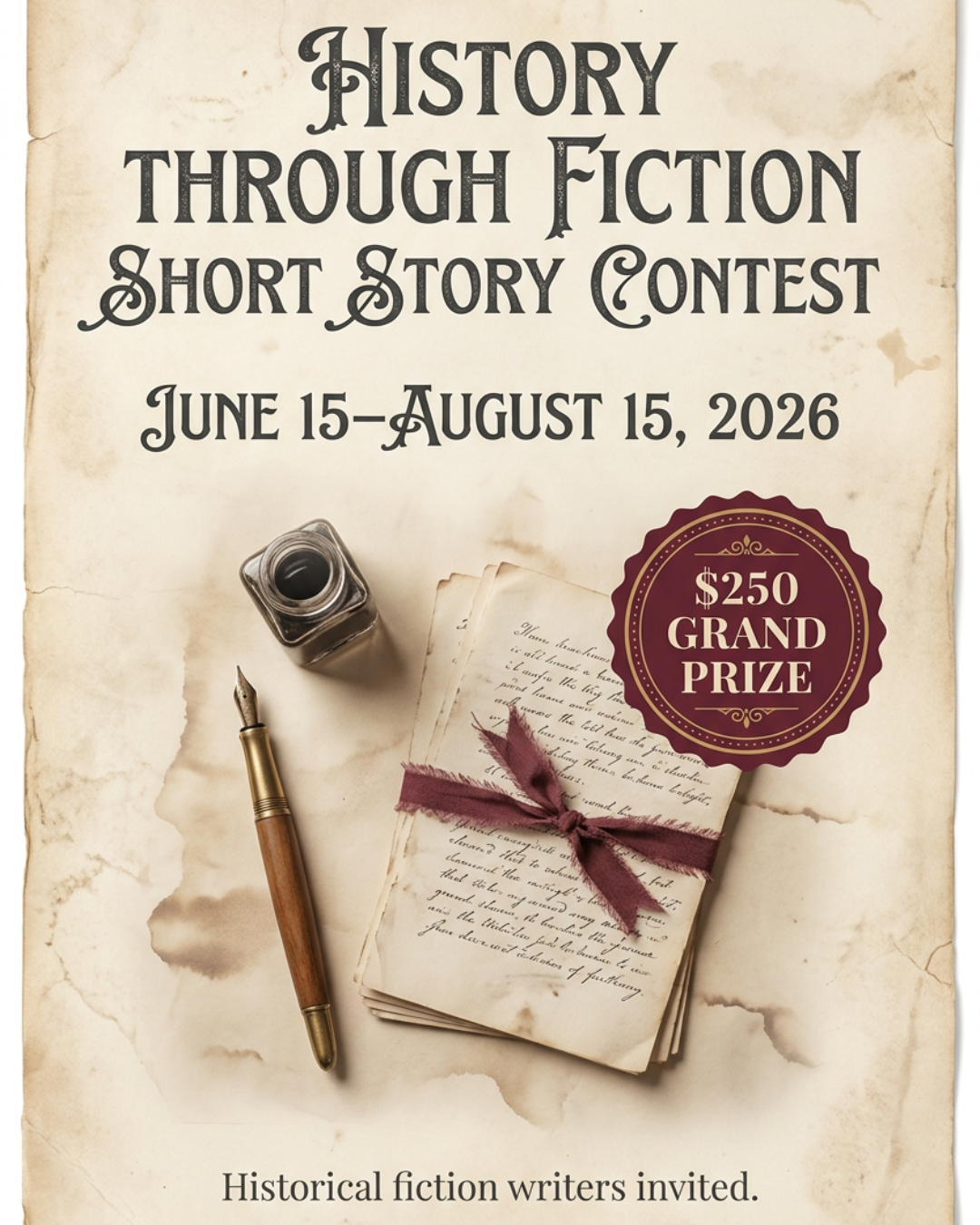 History Through Fiction Short Story Contest 2026