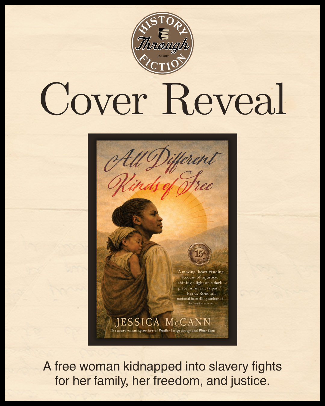 Cover Reveal: All Different Kinds of Free and the Story of Margaret Morgan