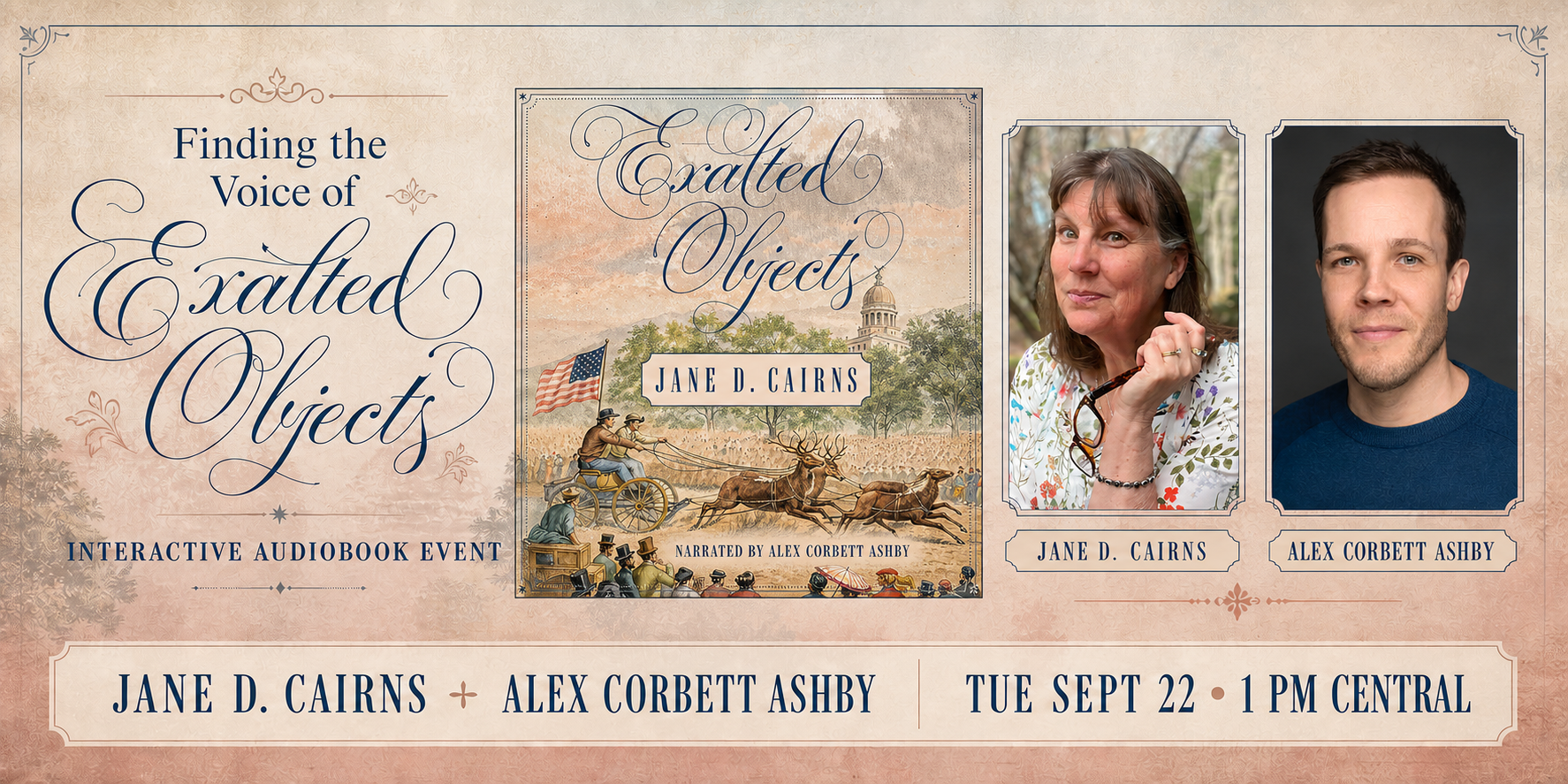 Finding the Voice of Exalted Objects: An Interactive Audiobook Event