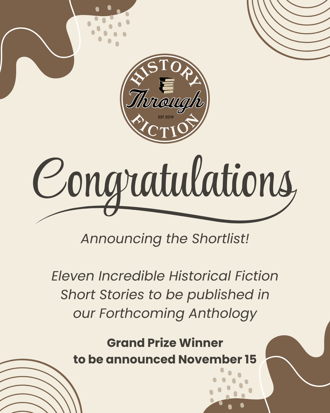 Announcing the Shortlist: Eleven Stories Headed to the History Through Fiction Anthology
