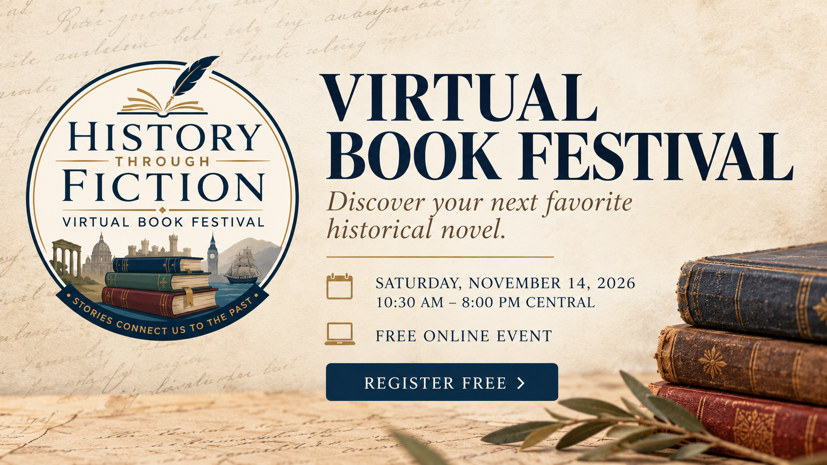 History Through Fiction Virtual Book Festival