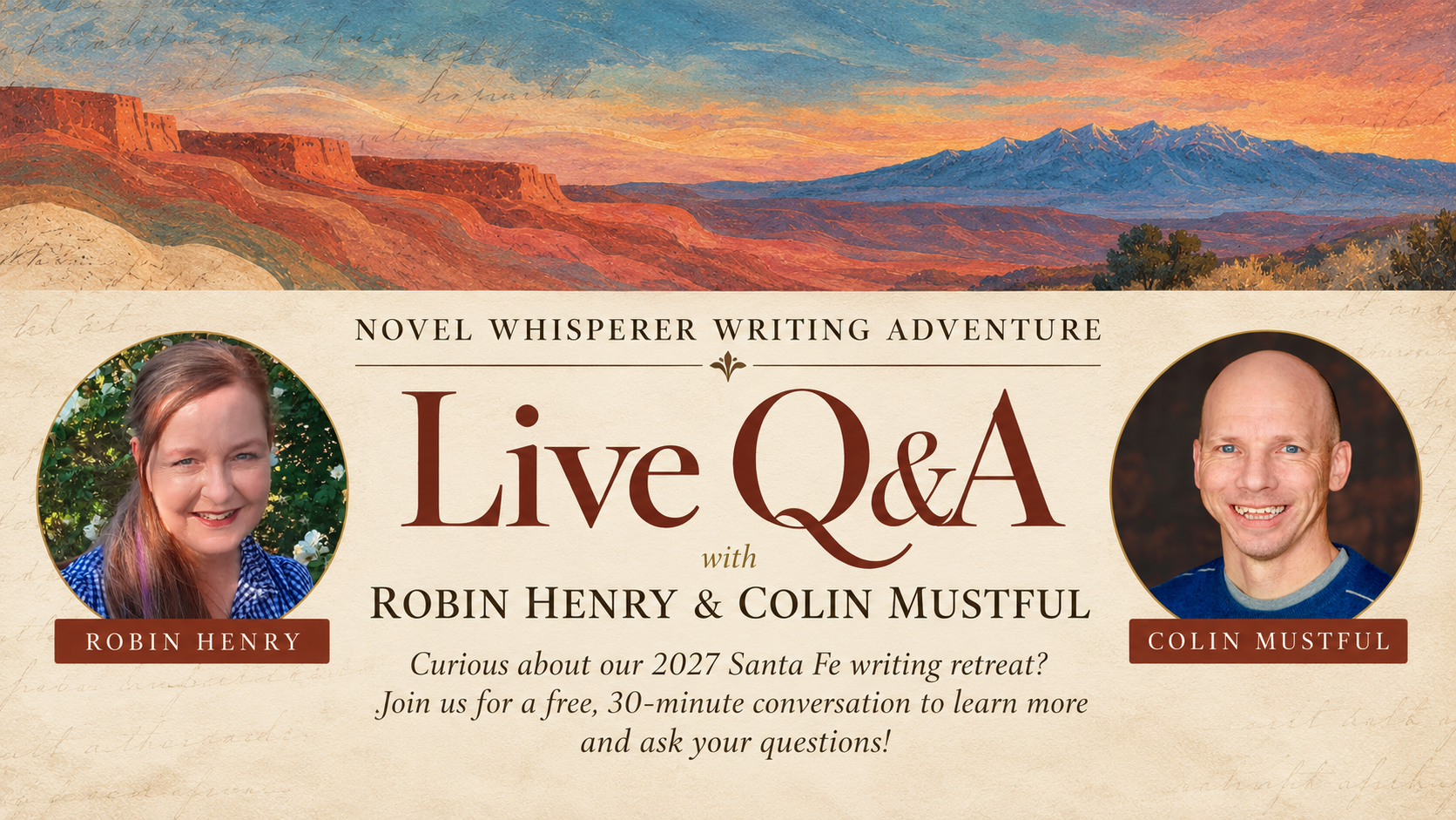 Novel Whisperer Writing Adventure: Live Q&A