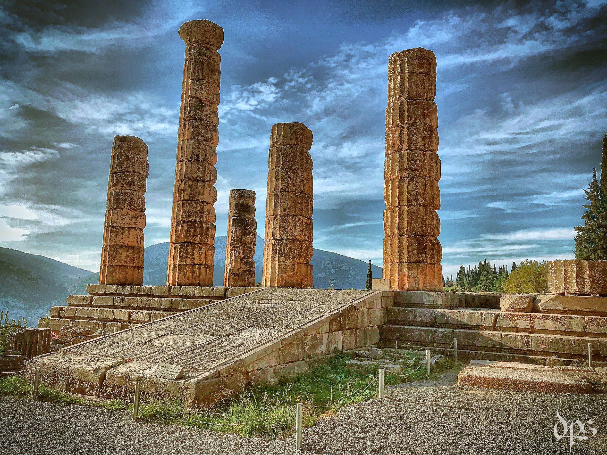 Temple of Apollo - Delphi, Greece