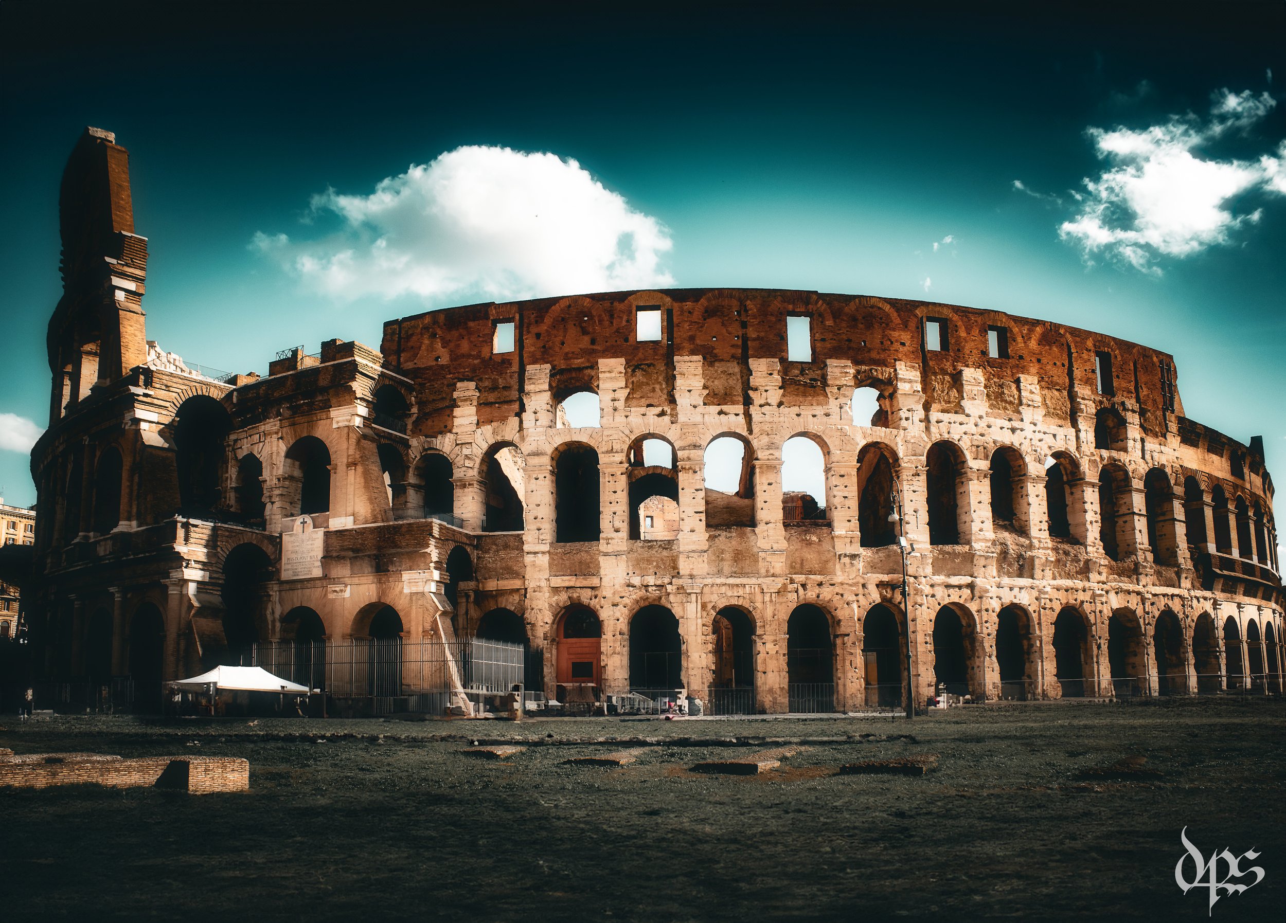 The Roman Colosseum - Rome, Italy