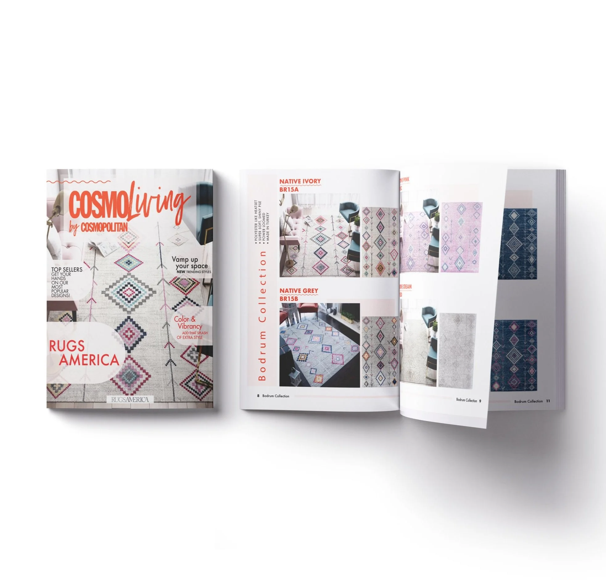 Rugs America: Trade Show CosmoLiving Magazine