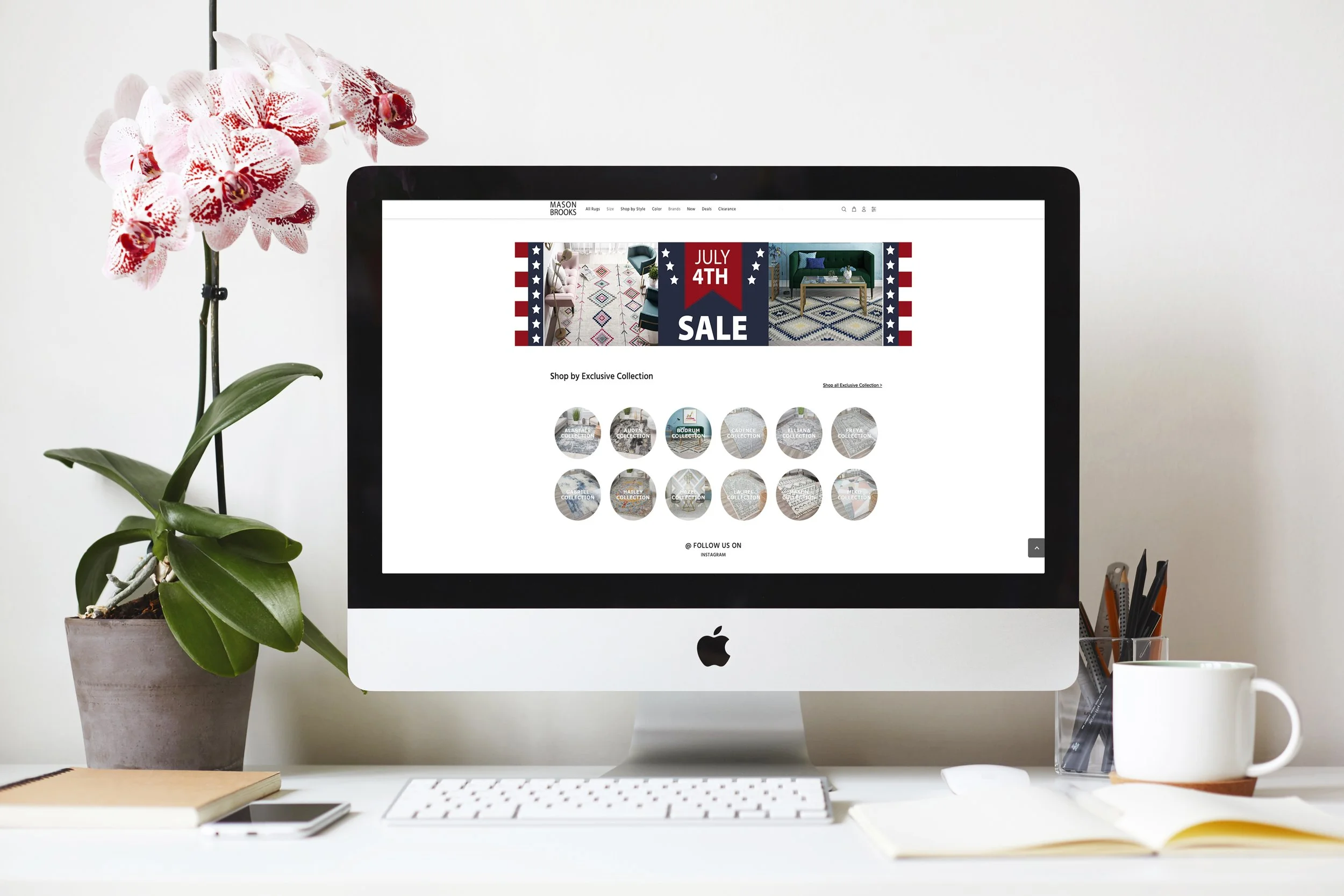 Rugs America: Web Banner Ad for Amazon