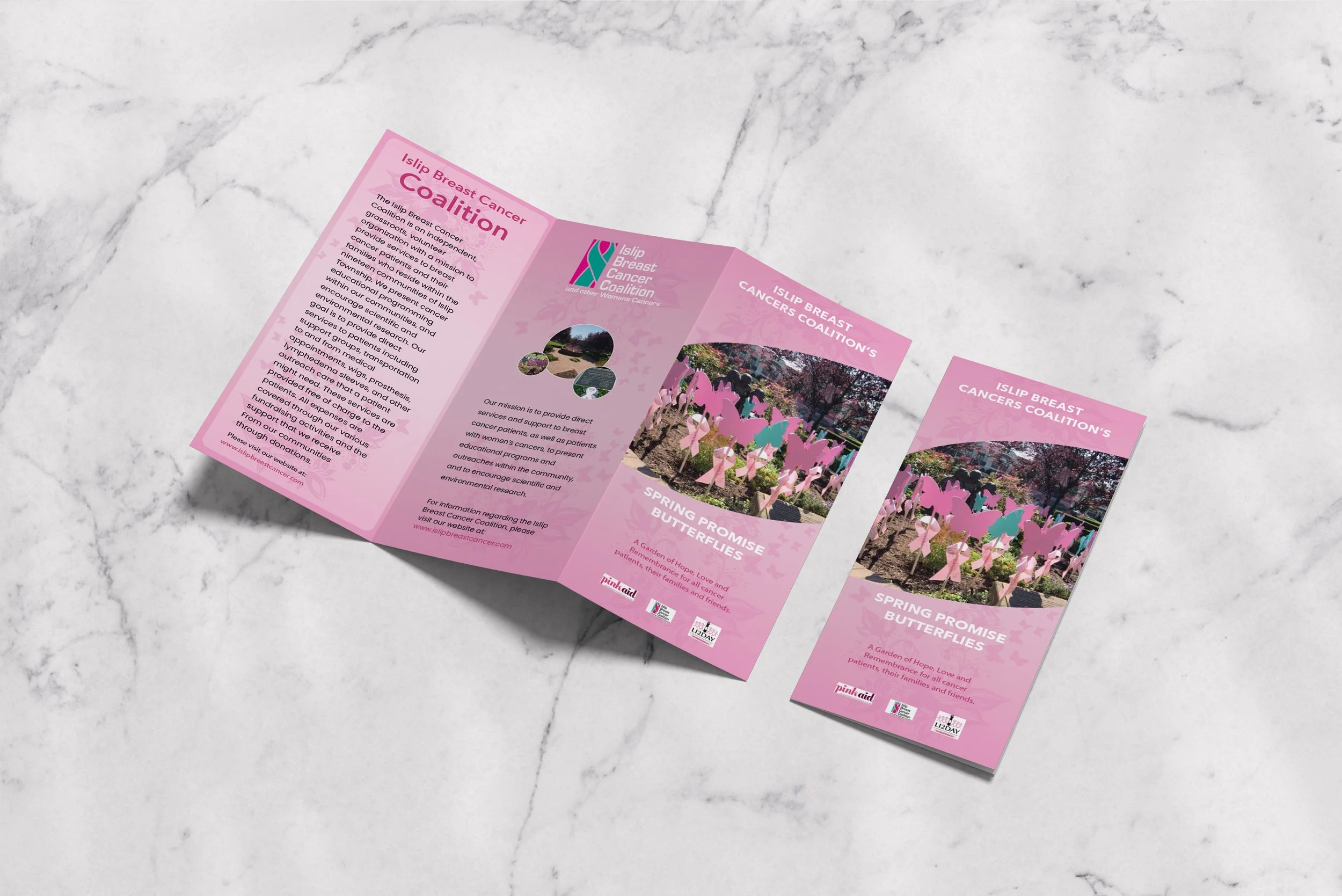 Islip Breast Cancer Coalition: Spring Promise Butterflies Brochure
