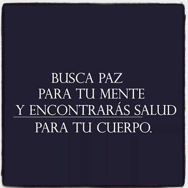 Que no se nos olvide la conexi&oacute;n que existe entre nuestra mente y nuestro cuerpo!
.
.
Si nuestra mente est&aacute; cansada, lastimada, da&ntilde;ada, preocupada, etc., le est&aacute; mandando se&ntilde;ales a nuestro cuerpo de qu&eacute; hay s
