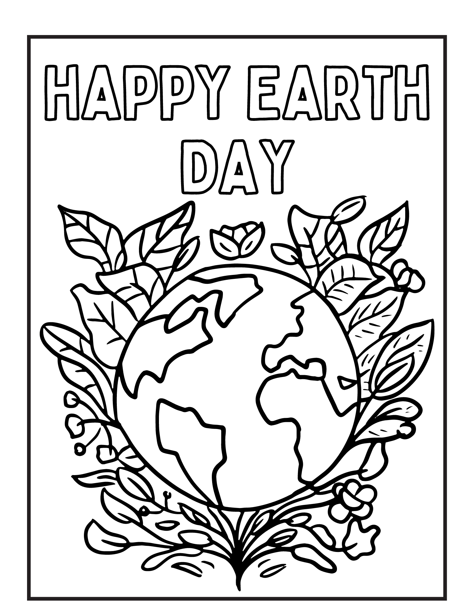 Earth Day Poster Color