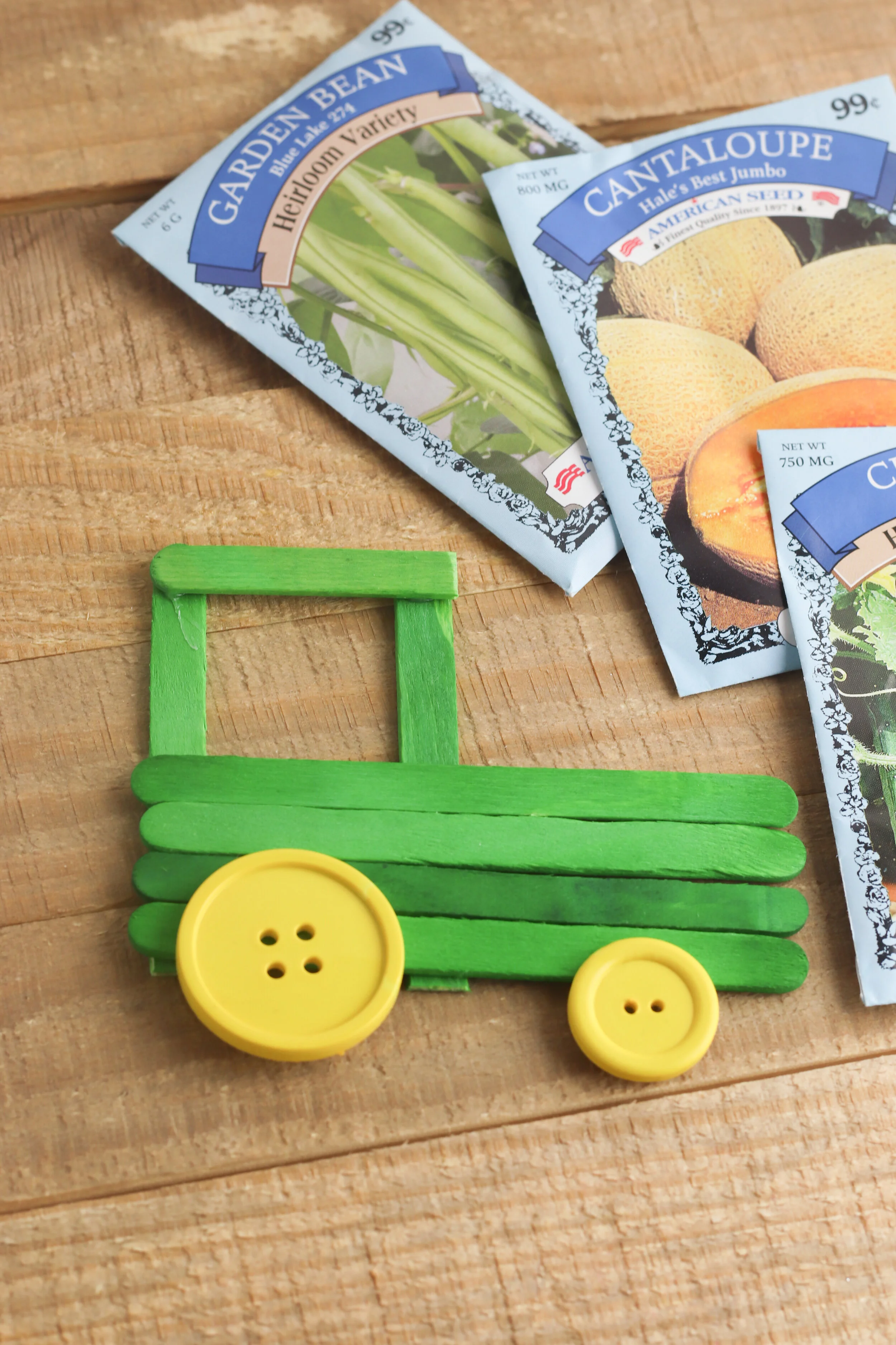 Tractor Popsicle Stick Craft For Preschoolers Xoxoerinsmith Com