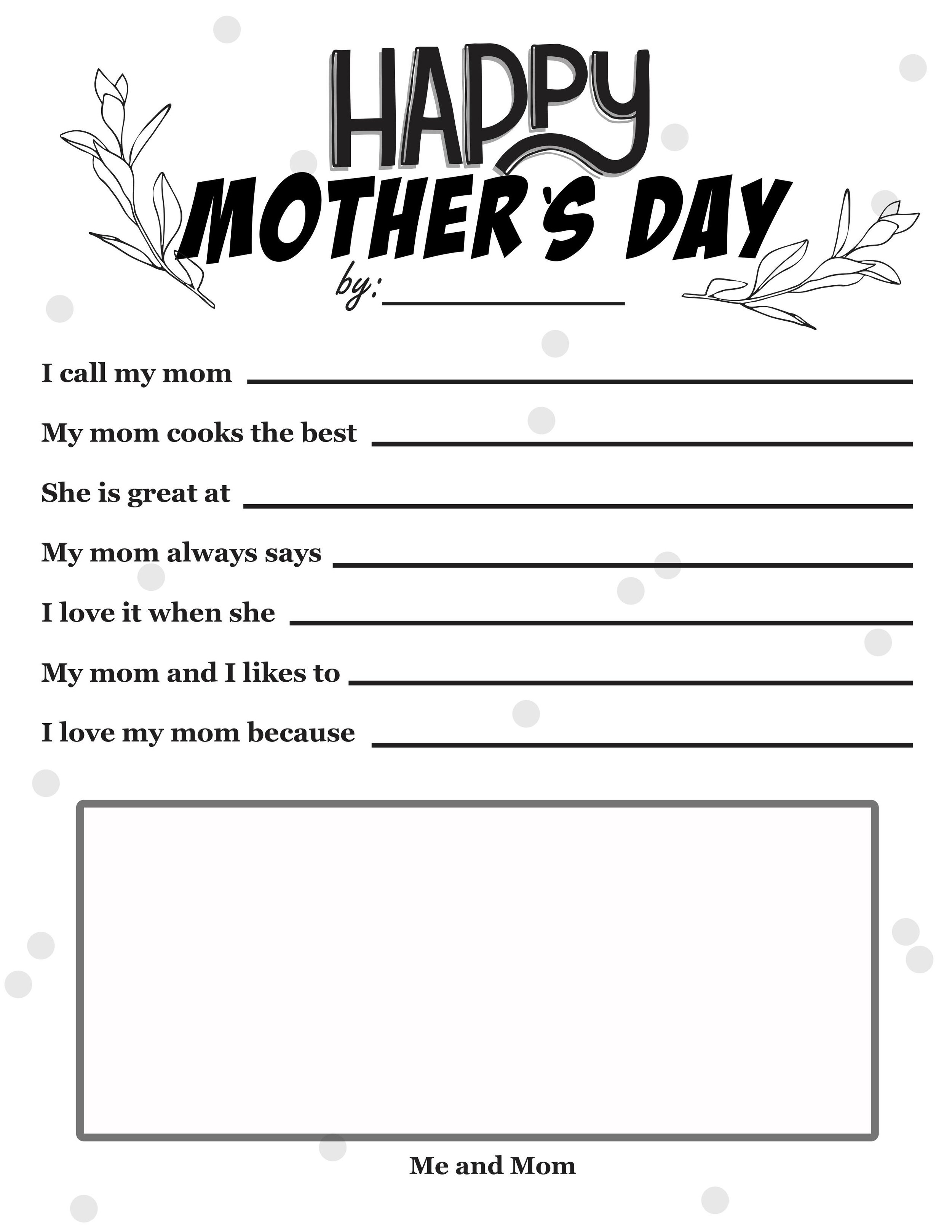 FREE Mother's Day Printable — xoxoerinsmith.com