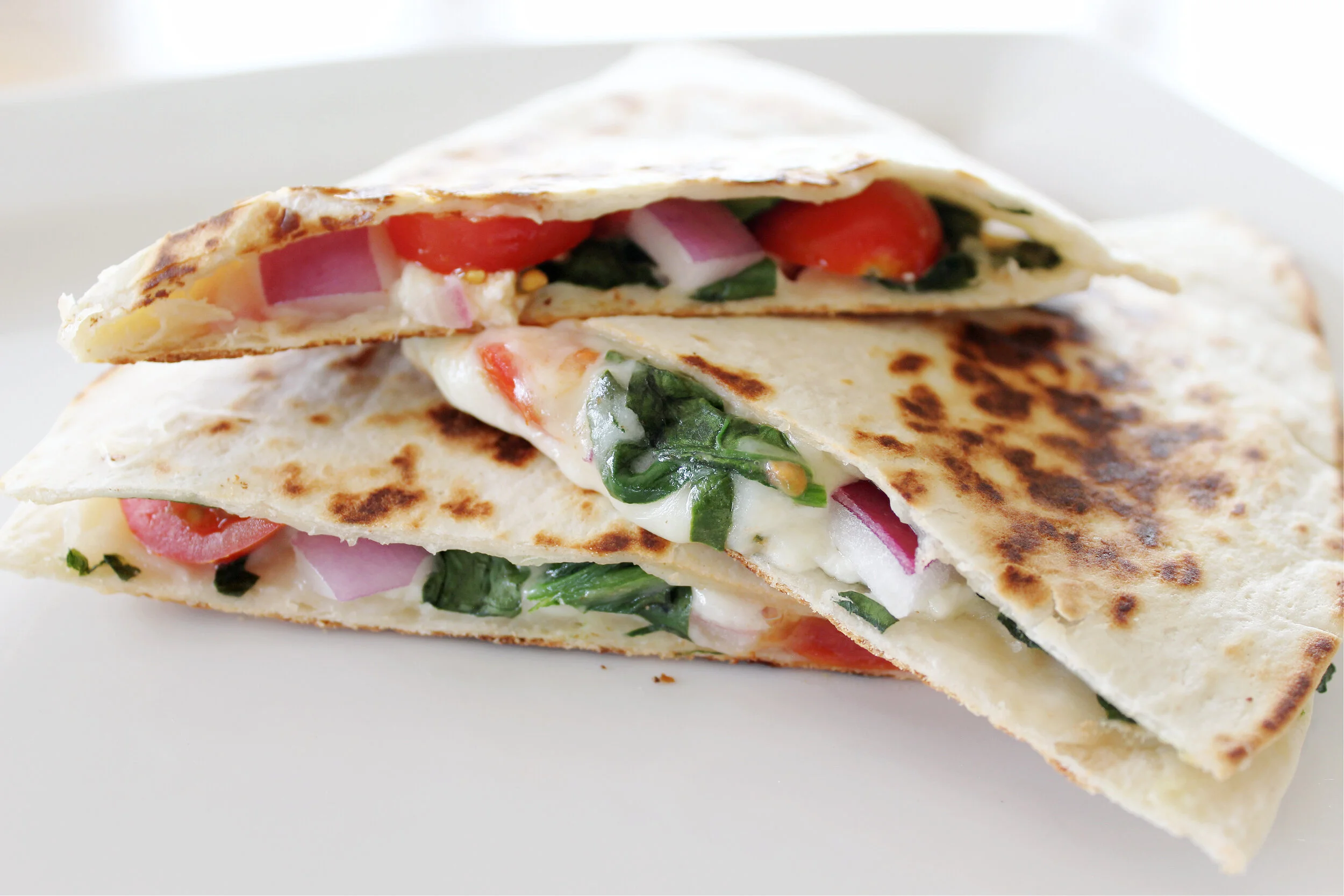 Easy Mediterranean Quesadilla Recipe —