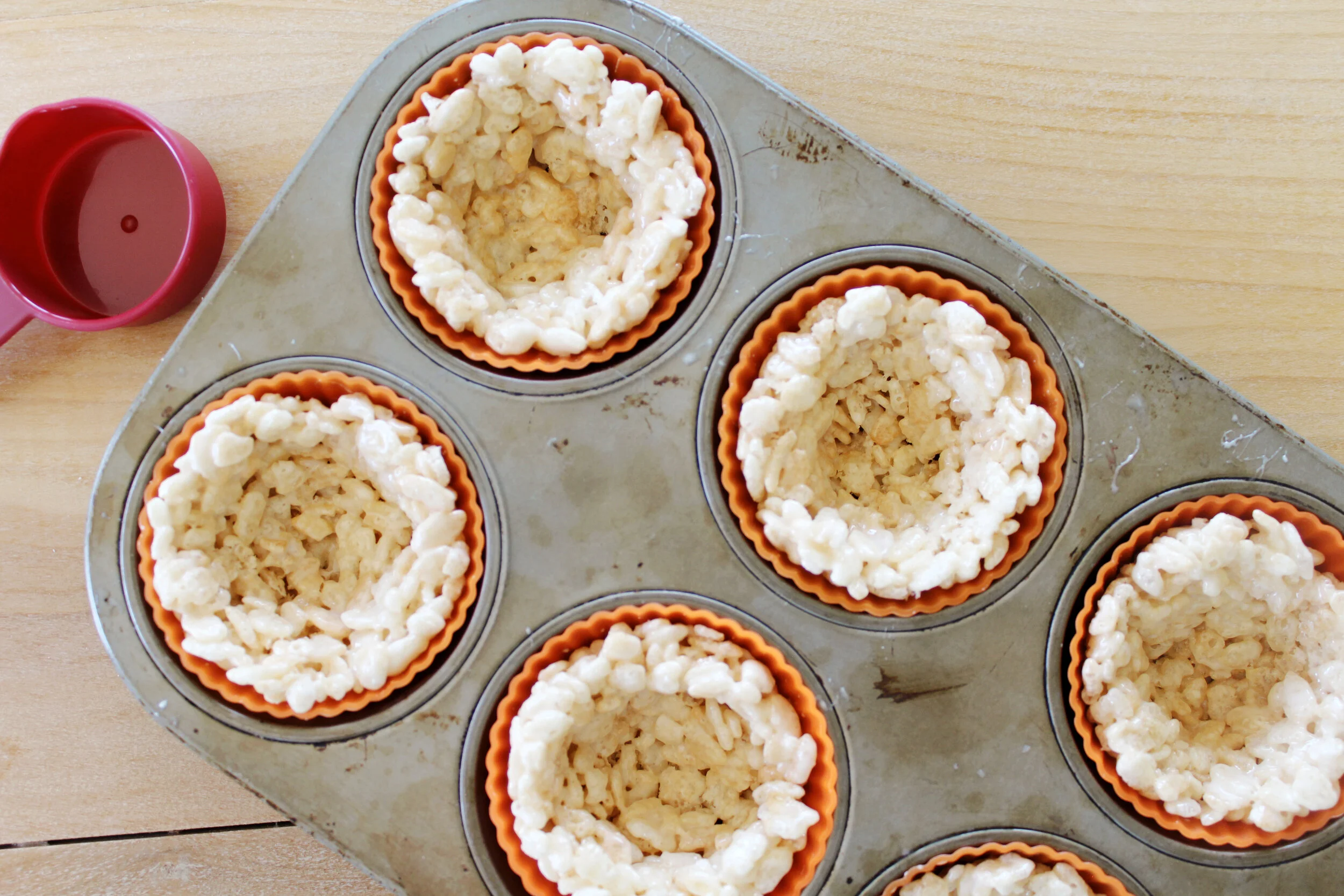Rice Krispie Mini Pumpkin Pie Treat