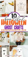 Ghost Crafts for Kids - Non-Spooky Easy Halloween Fun!