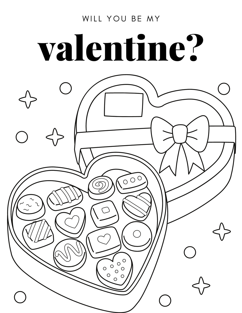 Valentine Activity Pages 30 Free Valentine's Day Coloring Pages (PDF)