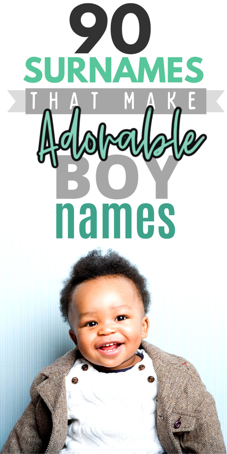 Great Surnames for Boys that Make Great First Name Options ...