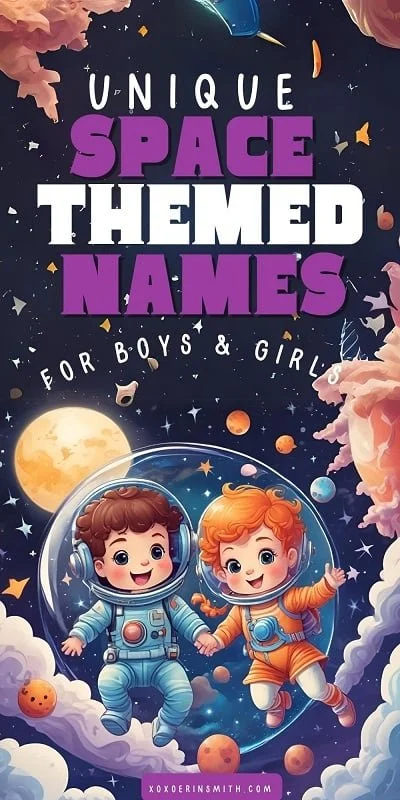 100 Unique Space Themed Baby Names for Girls and Boys