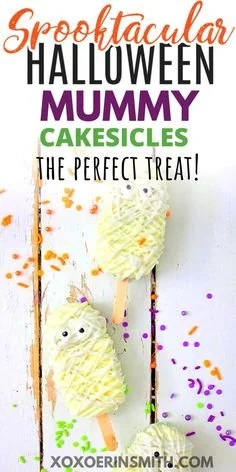 Mummy Cake Pop: Halloween Recipe