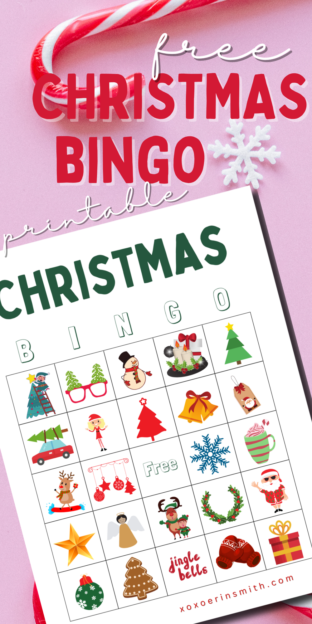 Free Christmas Bingo Printable Game for Kids —