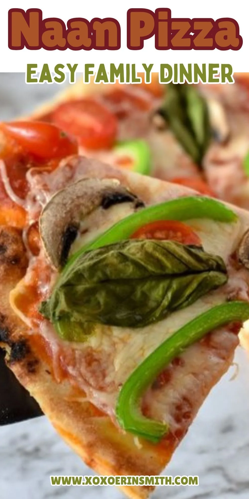 10 Min Easy Naan Flatbread Pizza 