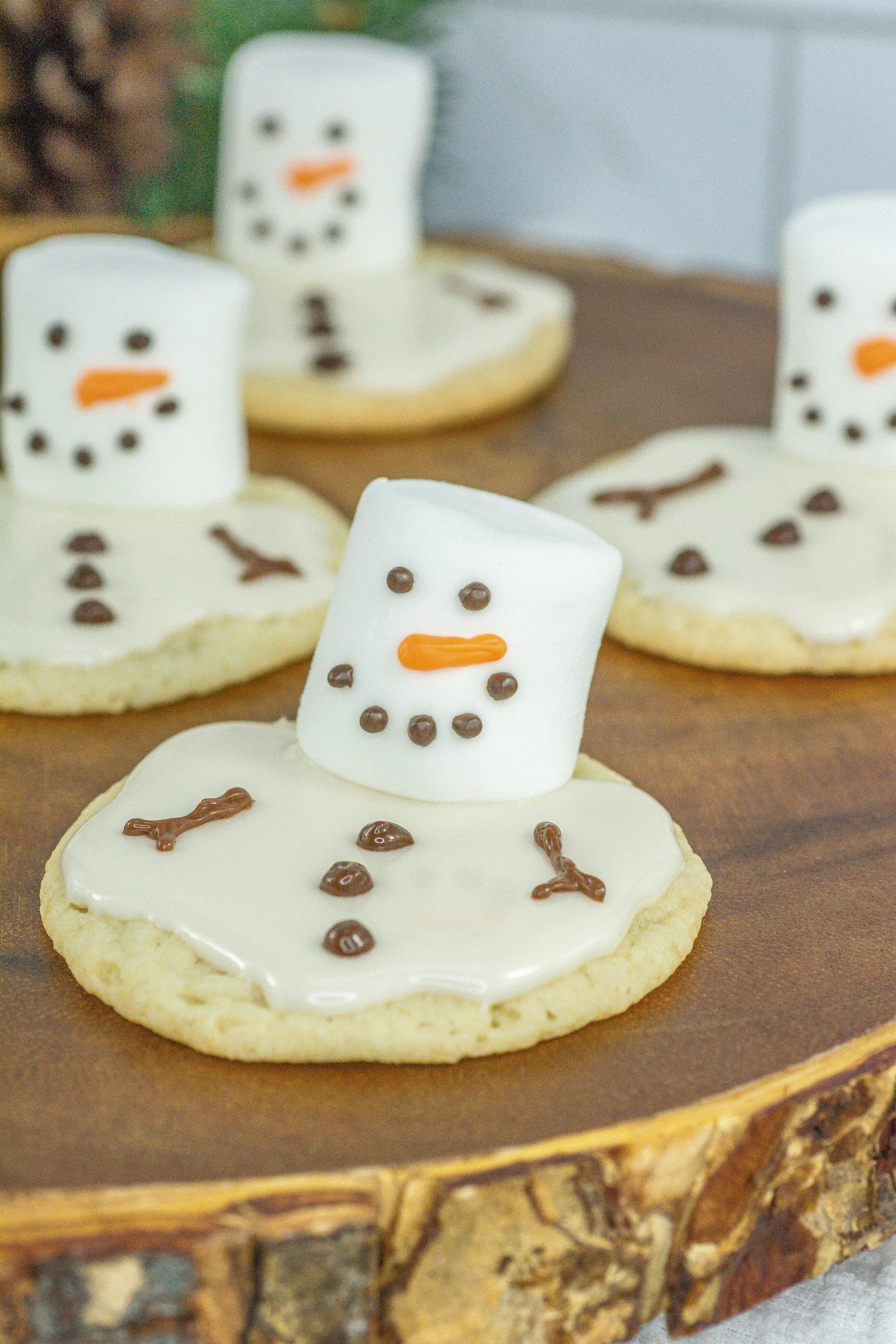 Easy Melted Snowman Sugar Cookies Fun Recipe — xoxoerinsmith.com